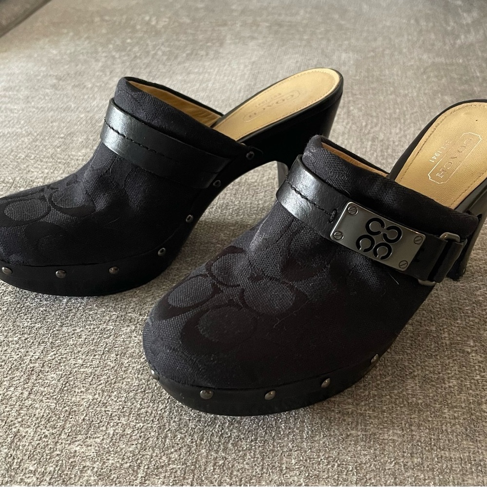 Coach Ivy Black Women's Clogs